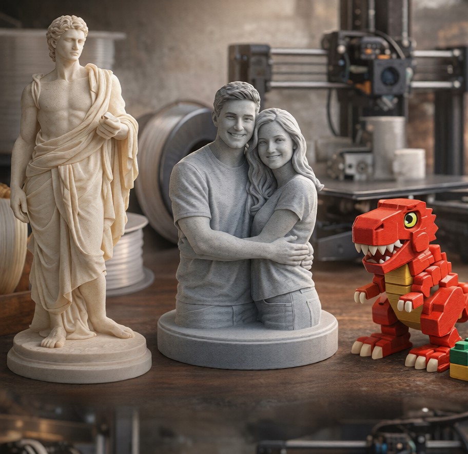 Personalisierte 3D‑Statuen